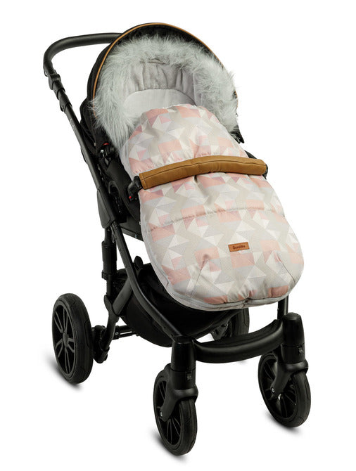 Geanta de iarna Olaf Mozaic roz