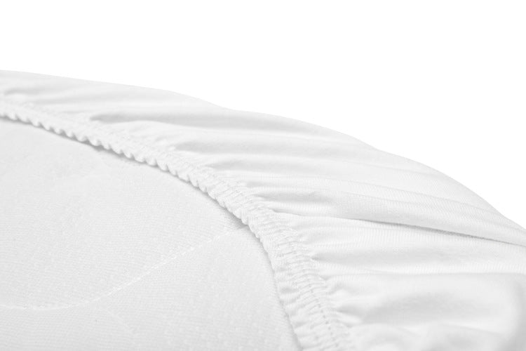 Бамбуков Чаршаф За Количка Бял 35Х75 Sensillo