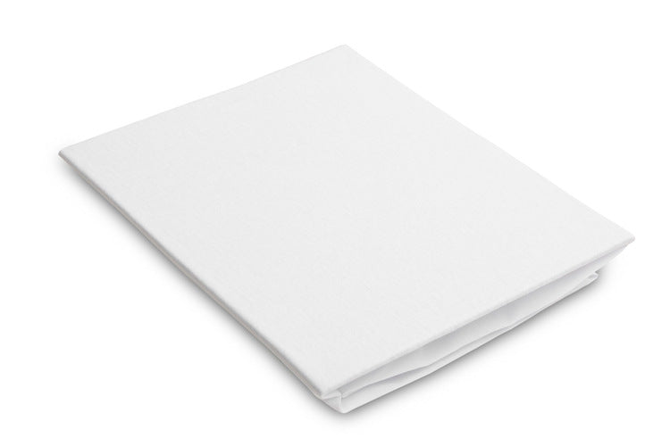 Cearşaf Pătuţ din Bambus Alb 90x40cm 