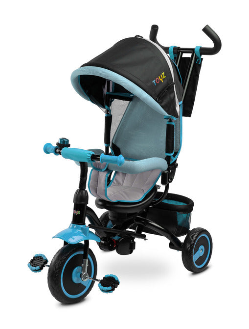 Caretero Toyz Timmy Blue Triciclu cu control parental