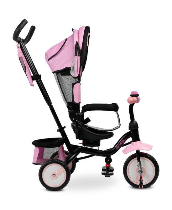 Triciclu cu control parental Timmy Pink Caretero Toyz