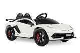 Mașină cu baterie Lamborghini White Caretero Toyz