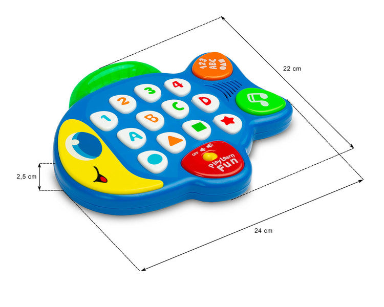 Jucărie educativă - Pește muzical Caretero Toyz