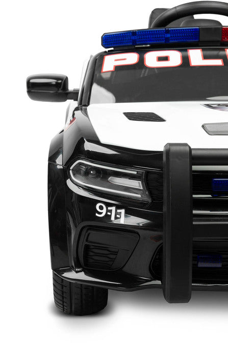 Battery-operated Car Dodge Charger Police White Caretero Toyz