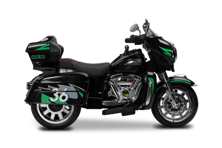 Battery-operated Ride-On Vehicle Rit Black Caretero Toyz