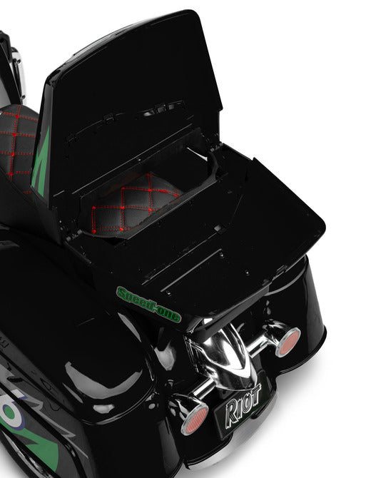 Battery-operated Ride-On Vehicle Rit Black Caretero Toyz