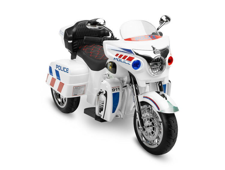Motocicletă de poliție care funcționează cu baterie Caretero Toyz