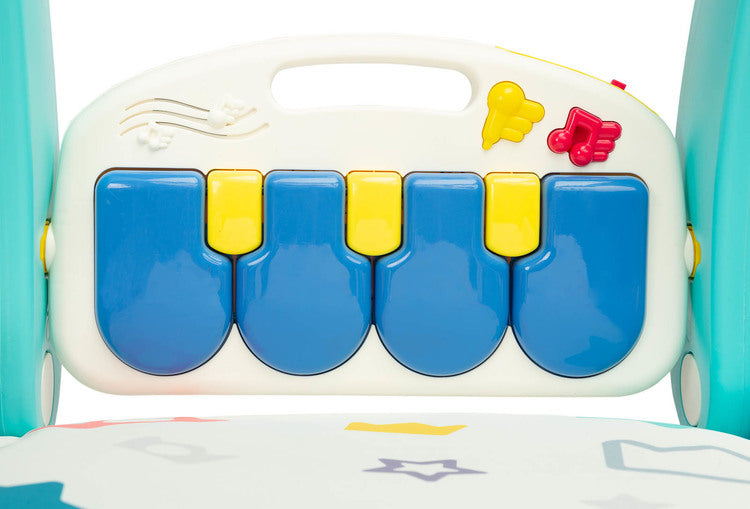 2В1 Проходилка С Музикална Подложка Синя Caretero Toyz