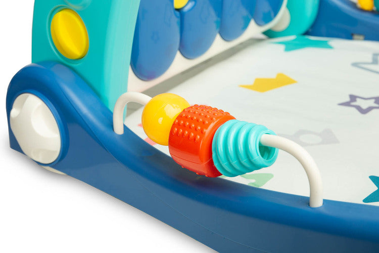 2В1 Проходилка С Музикална Подложка Синя Caretero Toyz