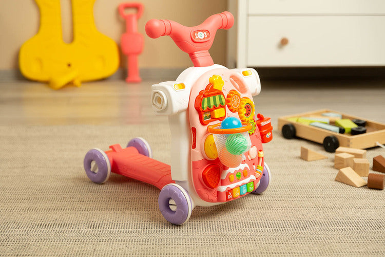 Многофункционална Проходилка 5В1 Pink Caretero Toyz