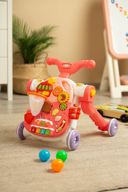 Многофункционална Проходилка 5В1 Pink Caretero Toyz