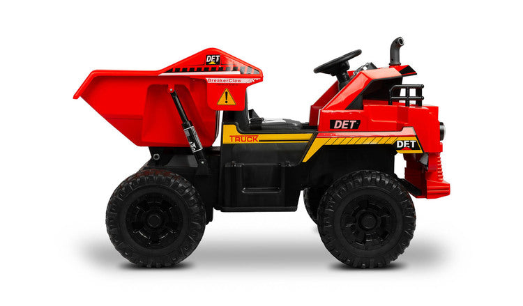 Battery-operated Dump Truck Red Caretero Toyz
