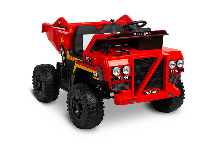 Battery-operated Dump Truck Red Caretero Toyz