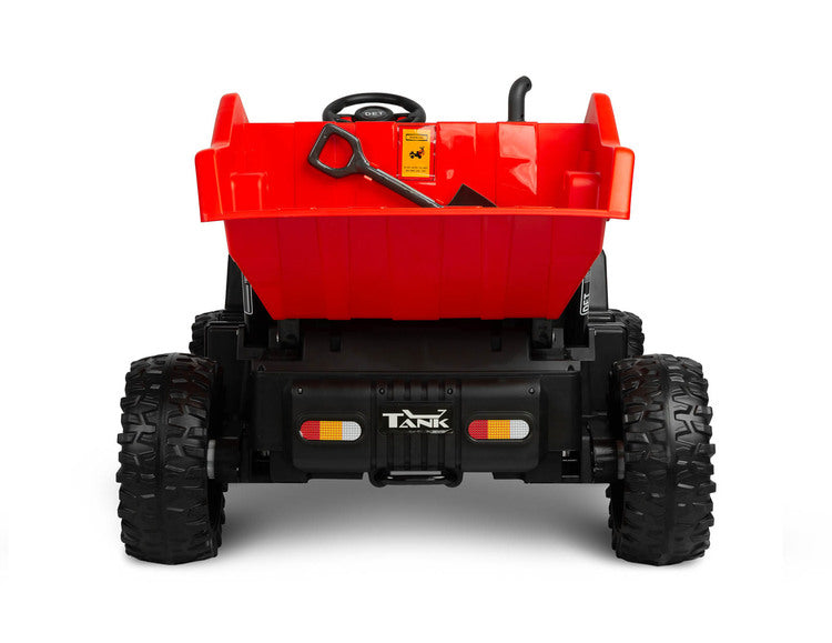Battery-operated Dump Truck Red Caretero Toyz