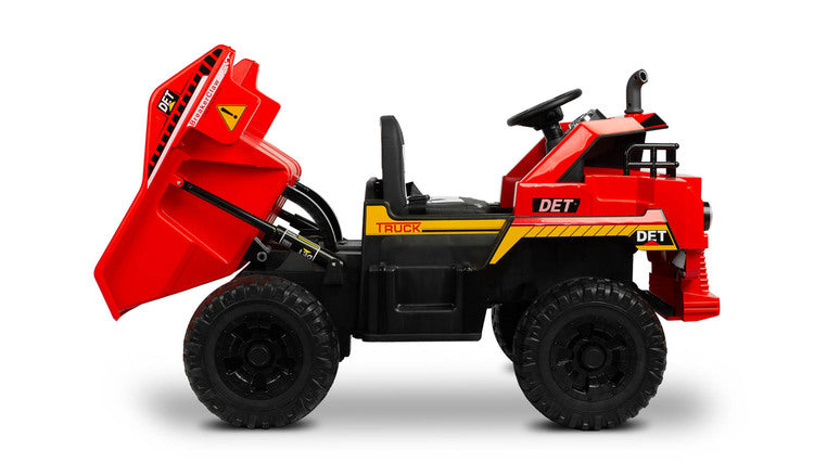 Battery-operated Dump Truck Red Caretero Toyz