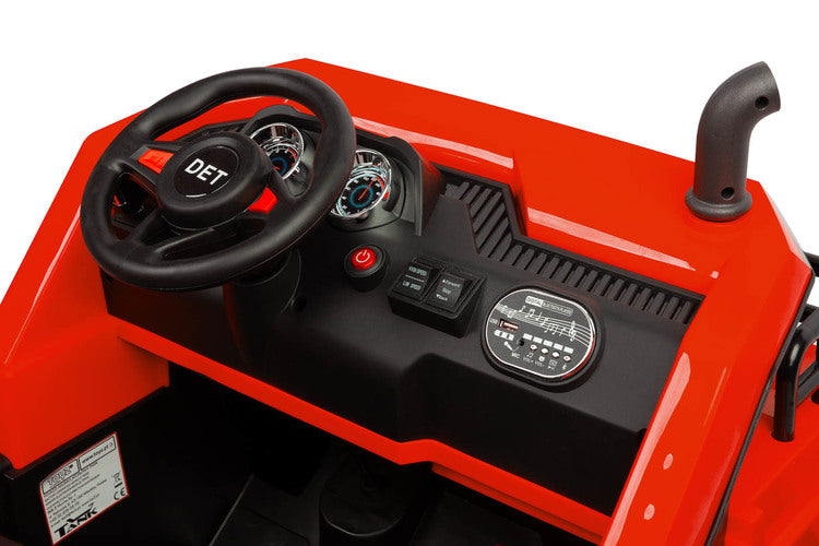 Battery-operated Dump Truck Red Caretero Toyz