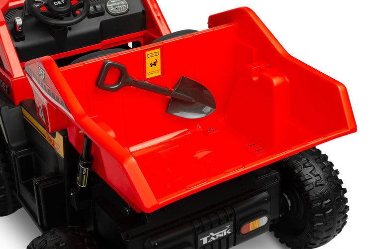 Battery-operated Dump Truck Red Caretero Toyz