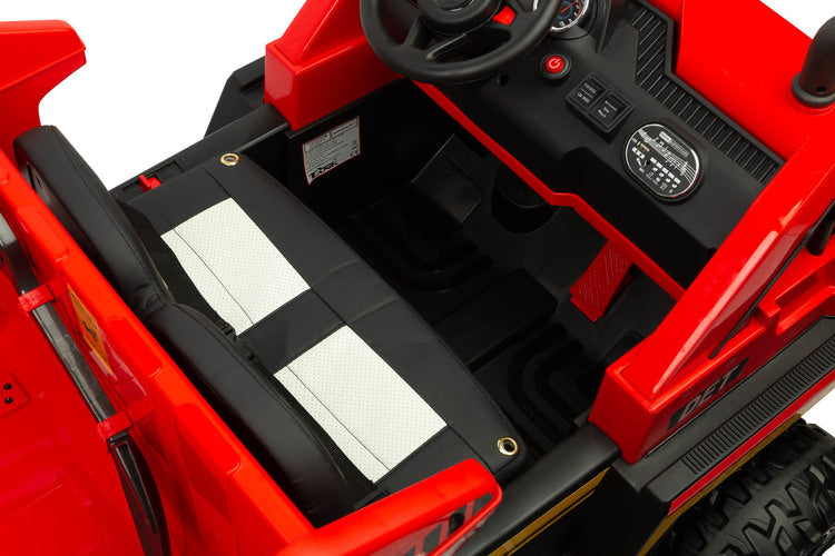 Battery-operated Dump Truck Red Caretero Toyz