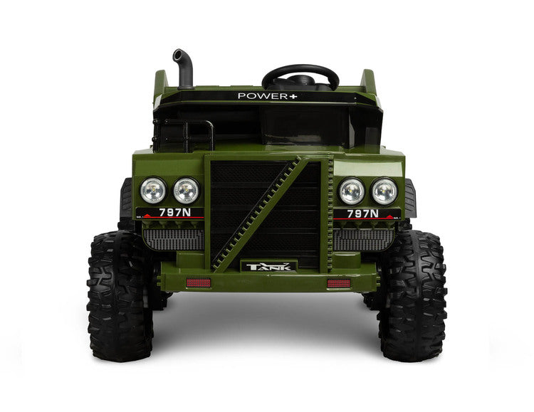 Battery-operated Dump Truck Green Caretero Toyz