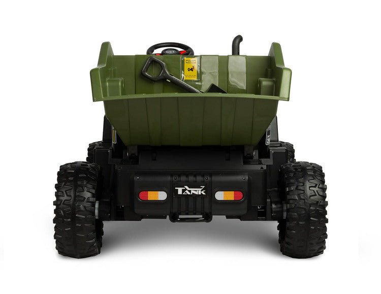 Battery-operated Dump Truck Green Caretero Toyz