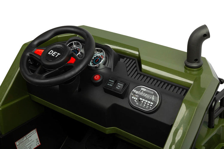 Battery-operated Dump Truck Green Caretero Toyz