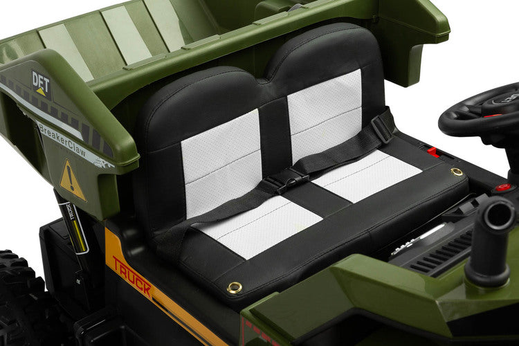 Battery-operated Dump Truck Green Caretero Toyz