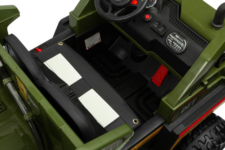 Battery-operated Dump Truck Green Caretero Toyz