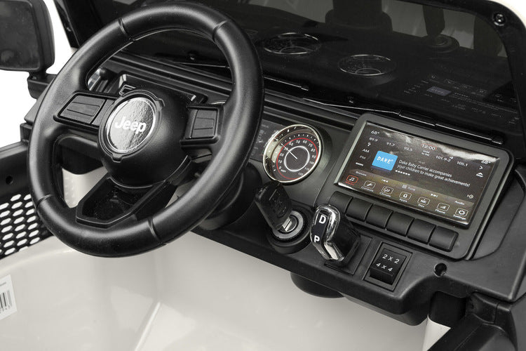 Off-Road Battery Car Jeep Rubicon White Caretero Toyz