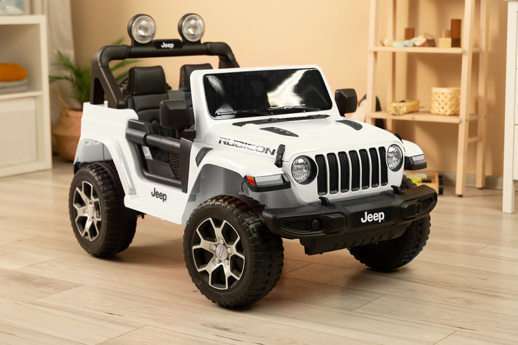Off-Road Battery Car Jeep Rubicon White Caretero Toyz