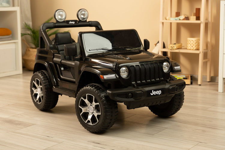 Off-Road Battery Car Jeep Rubicon Black Caretero Toyz