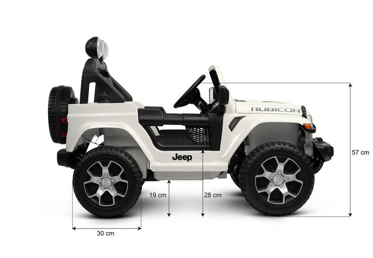 Off-Road Battery Car Jeep Rubicon Black Caretero Toyz