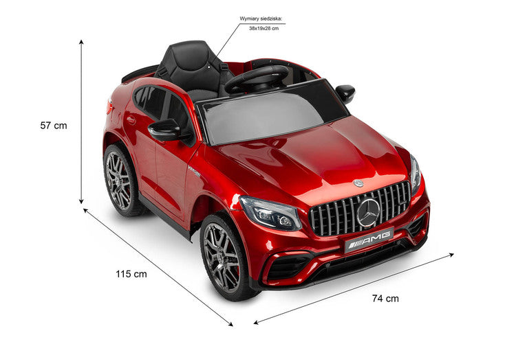 Battery Car Mercedes Amg Glc 63S White Caretero Toyz