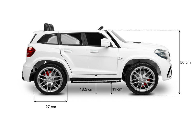 Battery-operated Car Mercedes Gls63 White Caretero Toyz