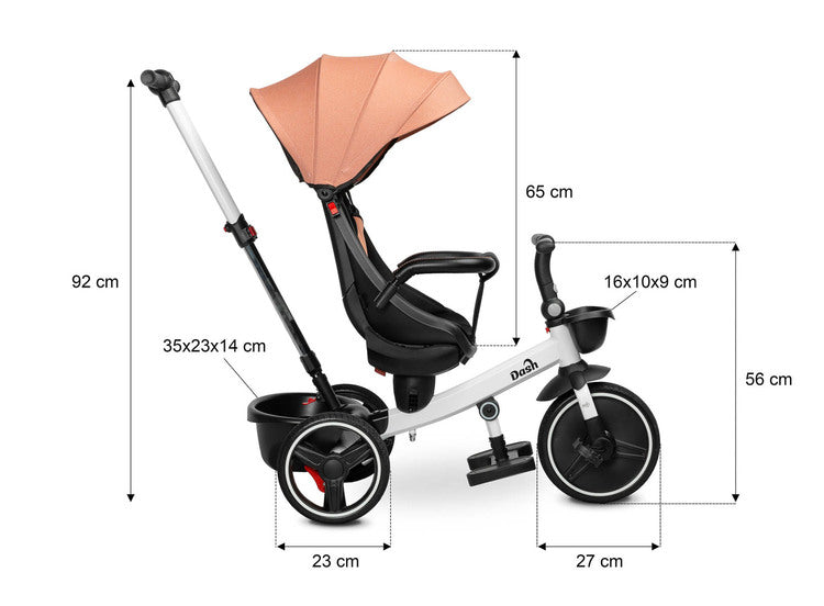 Triciclu Dash Melange Caretero Toyz