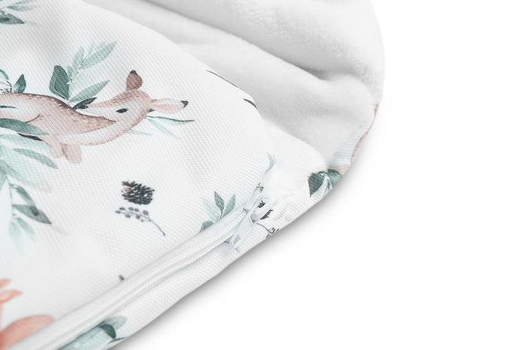 Geanta De Iarna Pentru Scaun Auto Si Carucior Alb