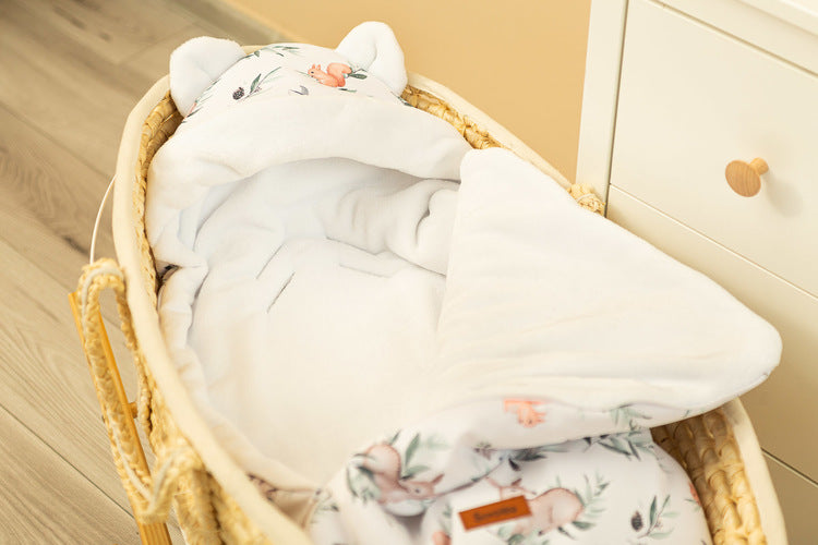 Geanta De Iarna Pentru Scaun Auto Si Carucior Alb