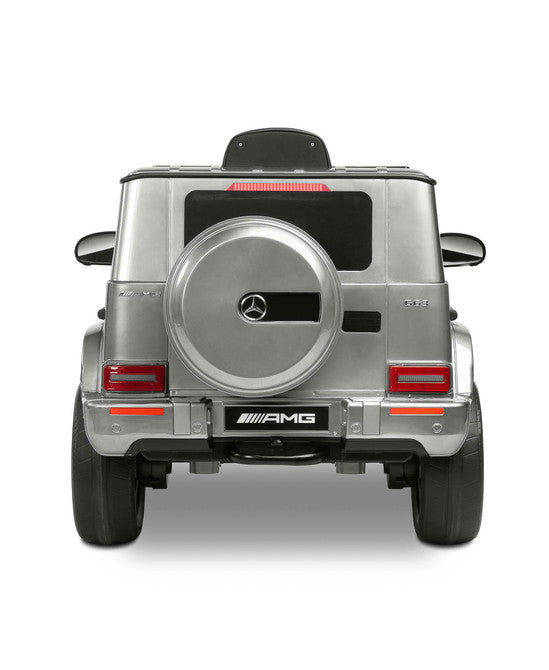 Battery Car Mercedes Benz G63 Amg Silver Caretero Toyz