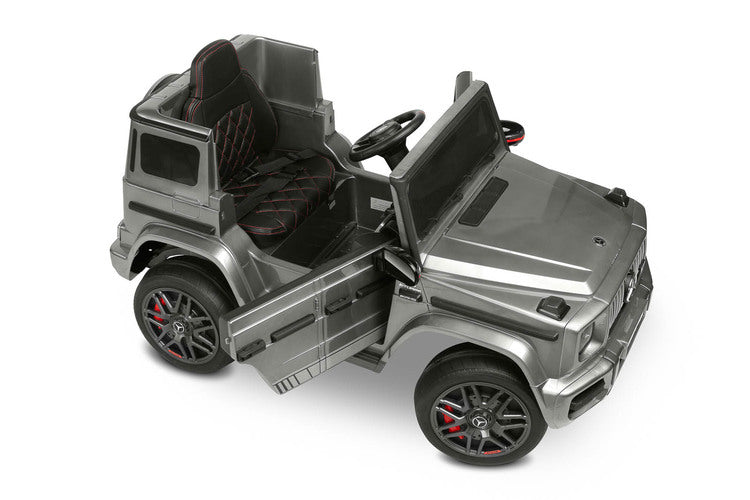 Battery Car Mercedes Benz G63 Amg Silver Caretero Toyz