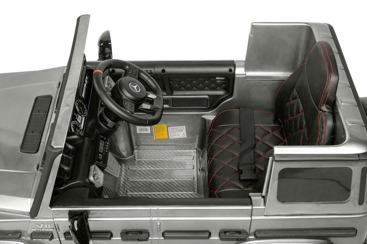 Battery Car Mercedes Benz G63 Amg Silver Caretero Toyz