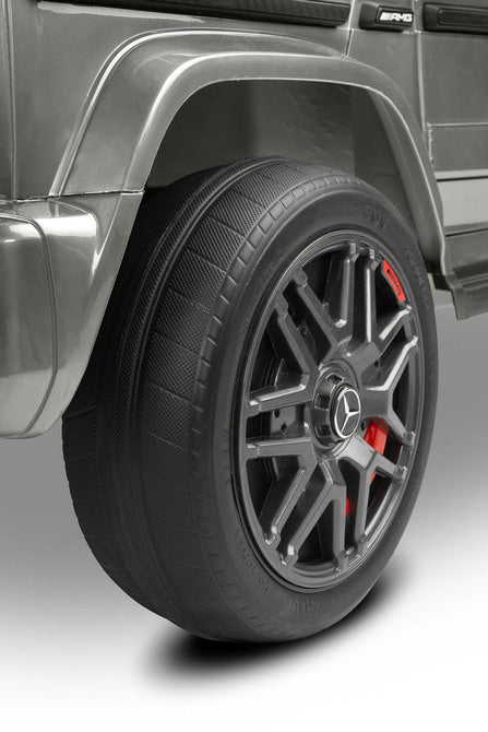 Battery Car Mercedes Benz G63 Amg Silver Caretero Toyz