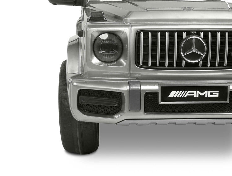 Battery Car Mercedes Benz G63 Amg Silver Caretero Toyz