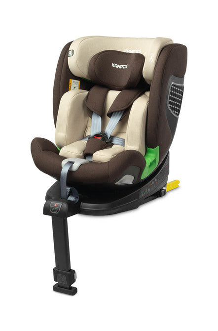 Scaun auto Kamptos i-Size IsoFix 0-36kg Bej Caretero