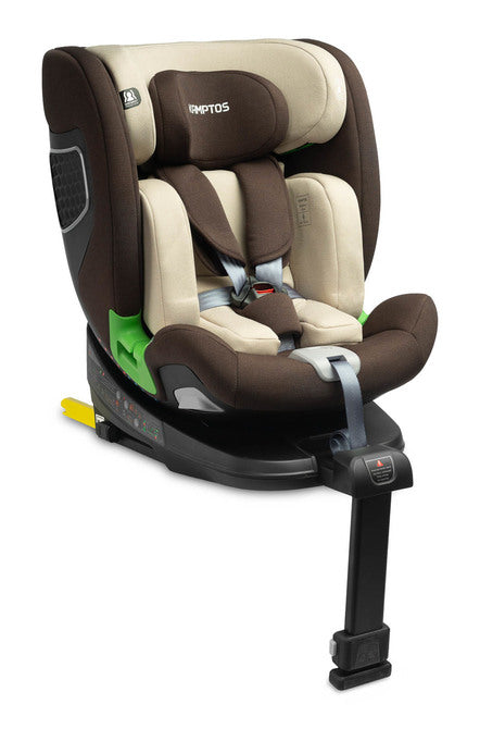 Scaun auto Kamptos i-Size IsoFix 0-36kg Bej Caretero