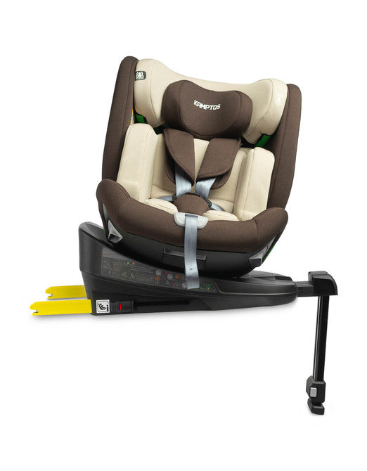 Scaun auto Kamptos i-Size IsoFix 0-36kg Bej Caretero