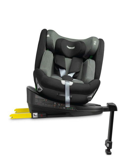 Scaun auto Kamptos i-Size IsoFix 0-36kg Gri Caretero