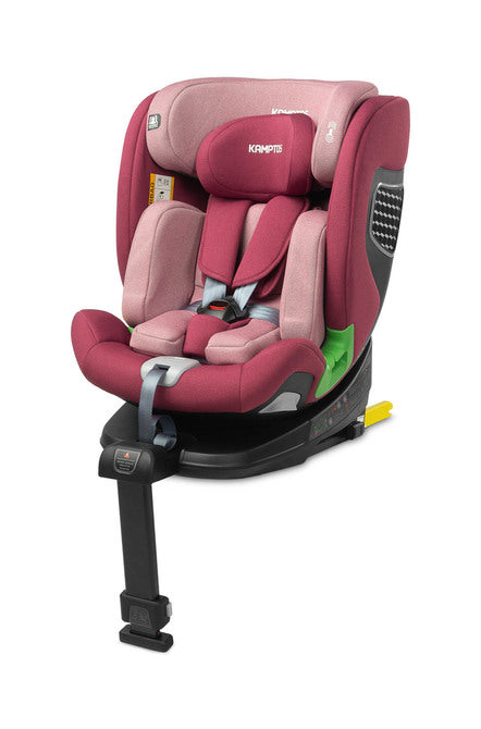 Scaun auto Kamptos i-Size IsoFix 0-36 kg Dirty Pink Caretero