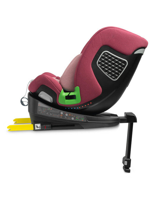 Scaun auto Kamptos i-Size IsoFix 0-36 kg Dirty Pink Caretero