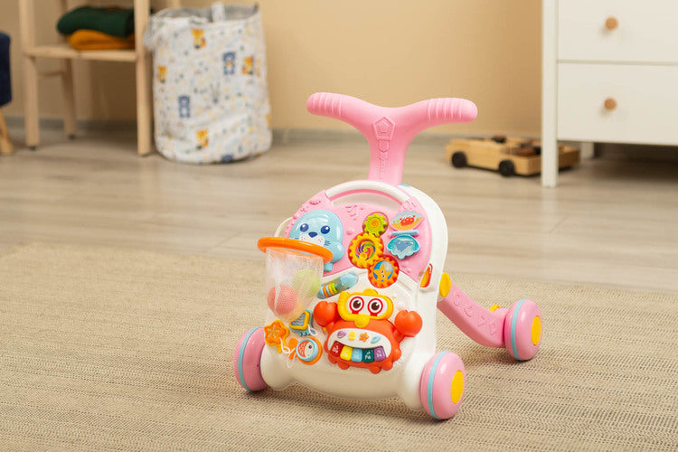 Проходилка 2в1 Spark Pink Caretero Toyz