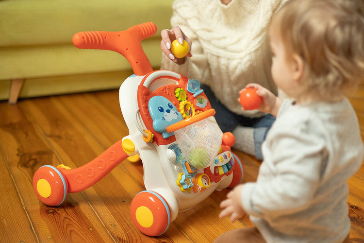 Проходилка 2в1 Spark Grey Caretero Toyz