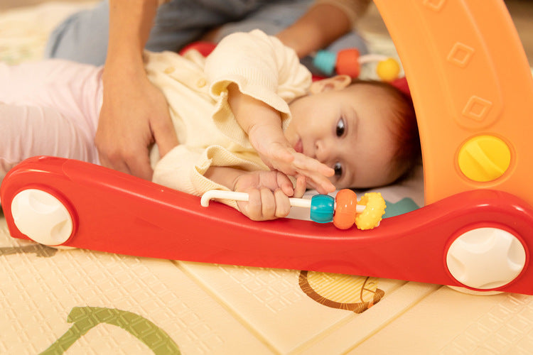 2В1 Проходилка С Музикална Подложка Синя Caretero Toyz